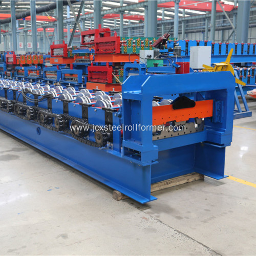 Metal floor deck profile roll forming machine